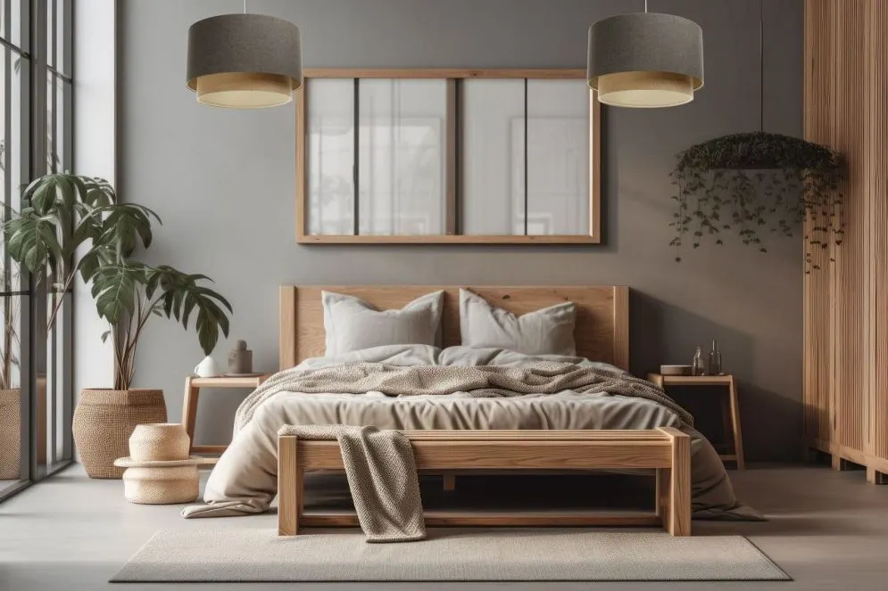 Lampa wisząca ERUTAN DOUBLE 40 szara/beżowa polskiej produkcji I sklep meblowy MIRAT.