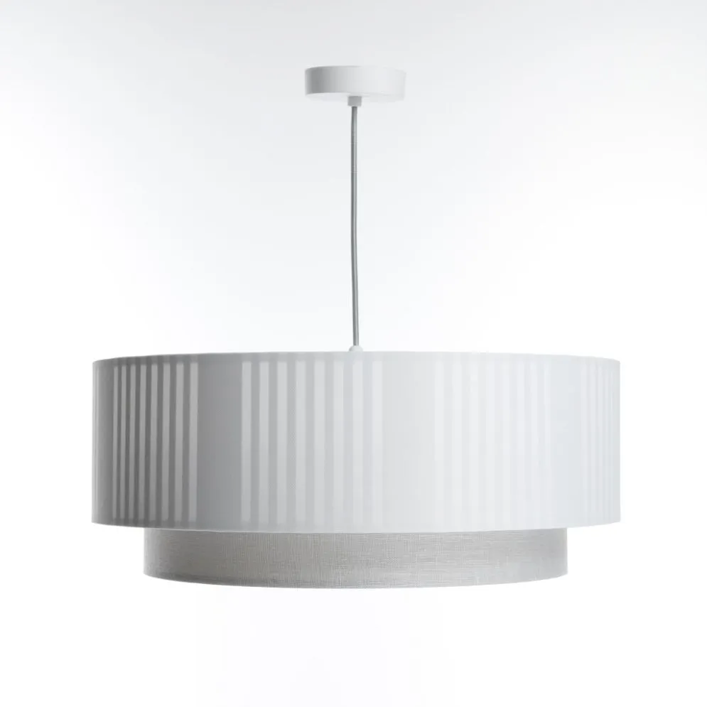 Lampa wisząca DUO LAMI LINE 50x20 biała boho I sklep meblowy MIRAT.