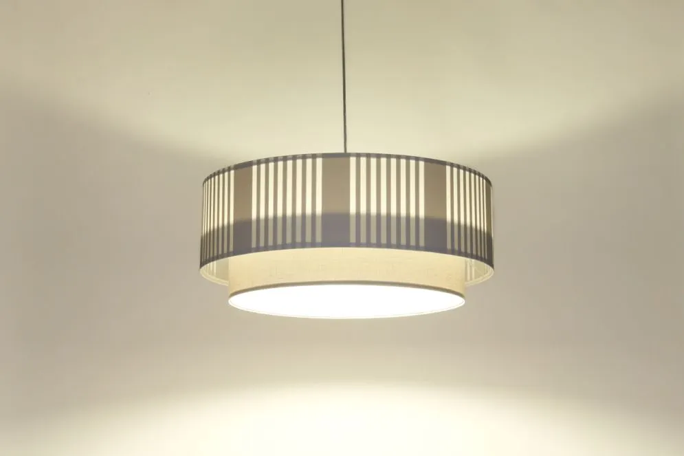 Lampa wisząca DUO LAMI LINE 50x20 biała boho I sklep meblowy MIRAT.