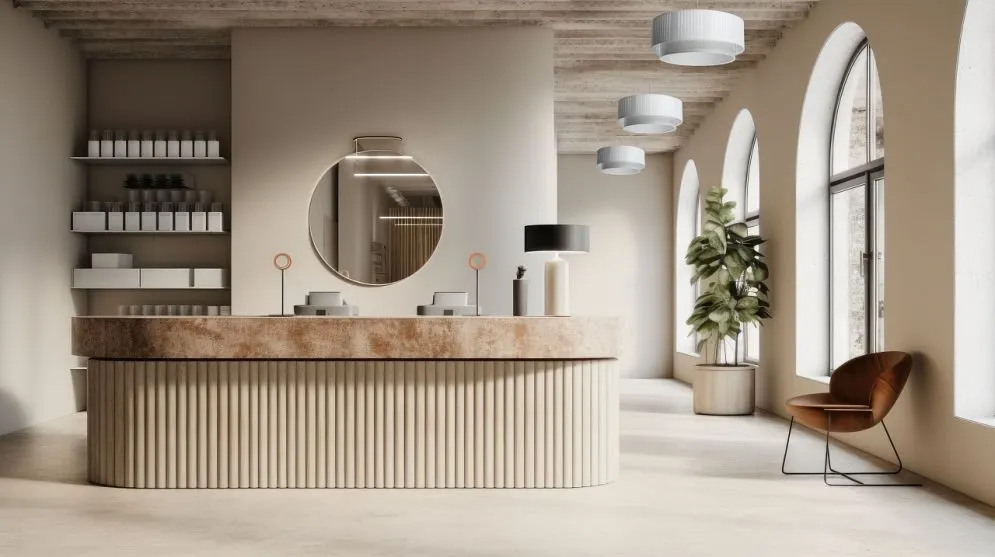 Lampa wisząca DUO LAMI LINE 50x20 biała boho I sklep meblowy MIRAT.