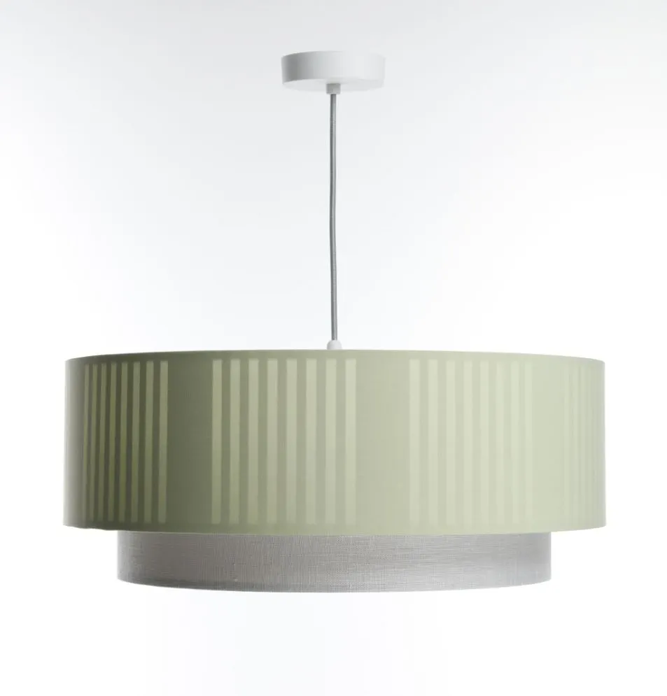 Lampa wisząca DUO LAMI LINE 70x28 zielona/kremowa polska I sklep meblowy MIRAT.