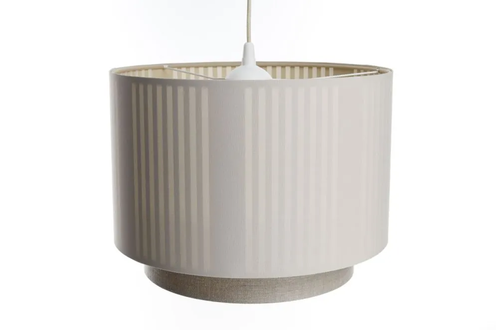 Lampa wisząca DUO LAMI LINE 40 kremowa/beżowa w stylu boho I sklep meblowy MIRAT.