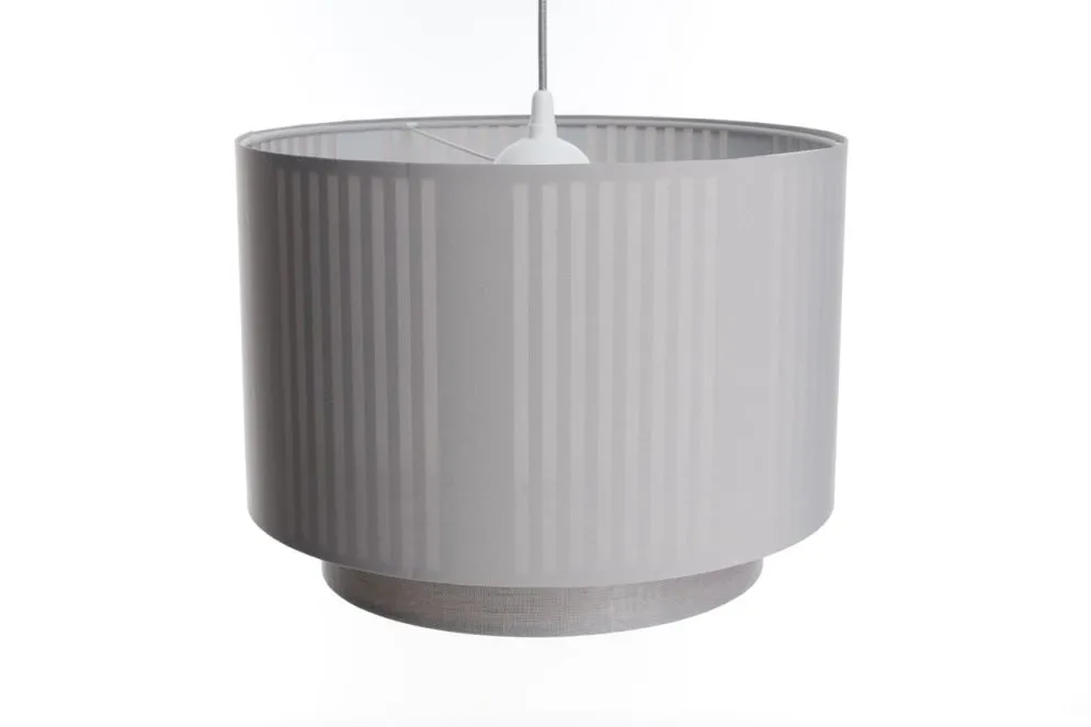 Lampa wisząca DUO LAMI LINE 50 szara lniana I sklep meblowy MIRAT.