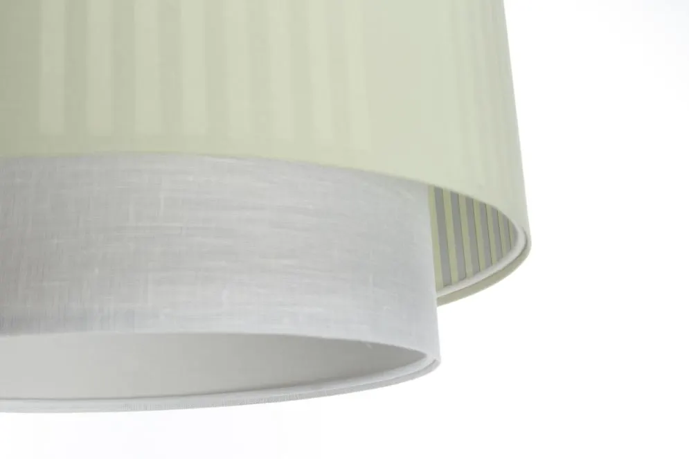 Lampa wisząca DUO LAMI LINE 50 zielona/kremowa do sypialni I sklep meblowy MIRAT.