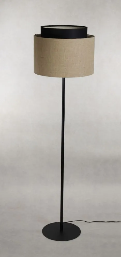 Lampa stojąca ASU I beżowa/czarna w stylu boho I sklep meblowy MIRAT.