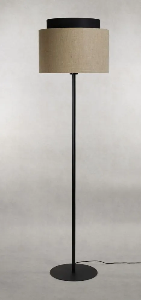 Lampa stojąca ASU I beżowa/czarna w stylu boho I sklep meblowy MIRAT.