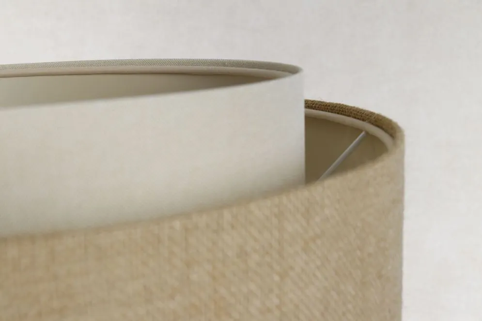 Lampa stojąca ASU I beżowa/biała w stylu skandynawskim I sklep meblowy MIRAT.