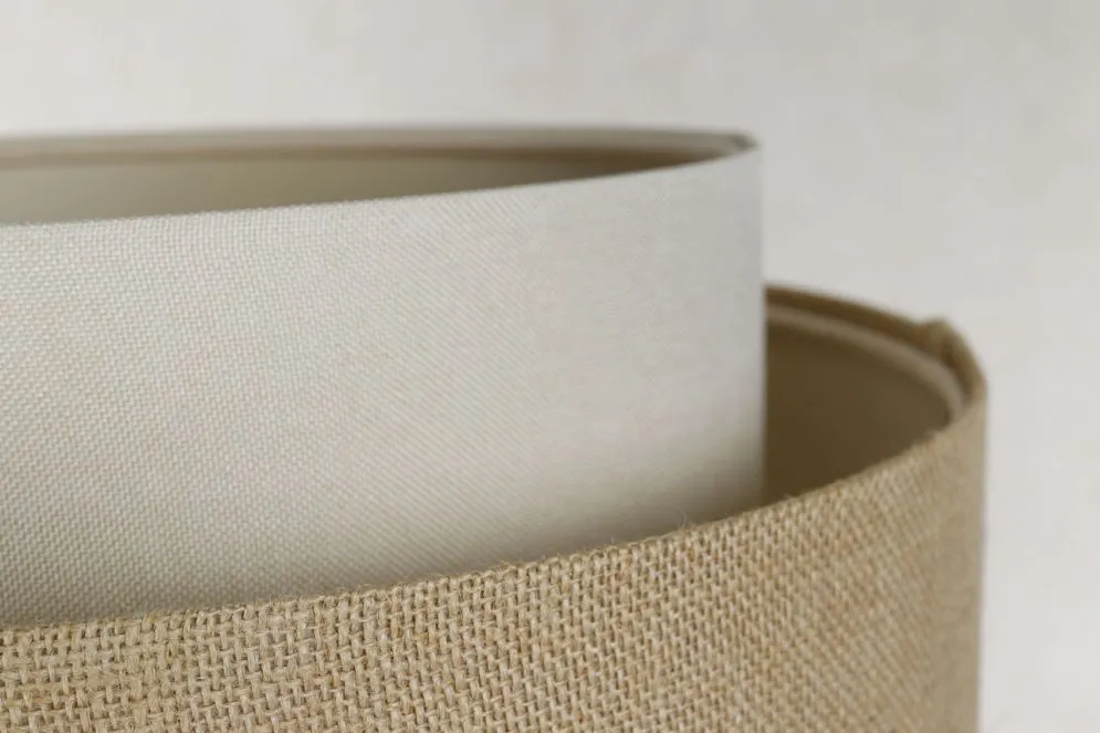 Lampa stojąca ASU II beżowa/biała boho I sklep meblowy MIRAT.