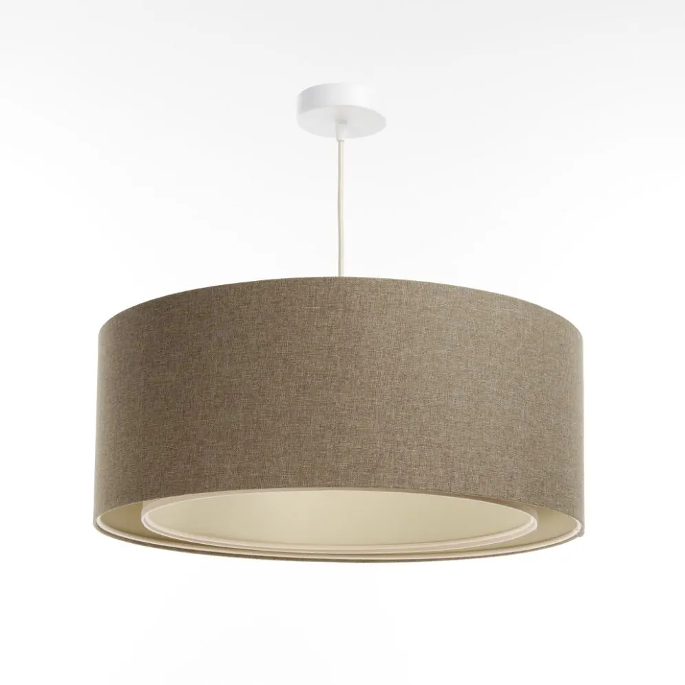 Lampa wisząca ERUTAN DOUBLE 60 brązowa nad stół I sklep meblowy MIRAT.