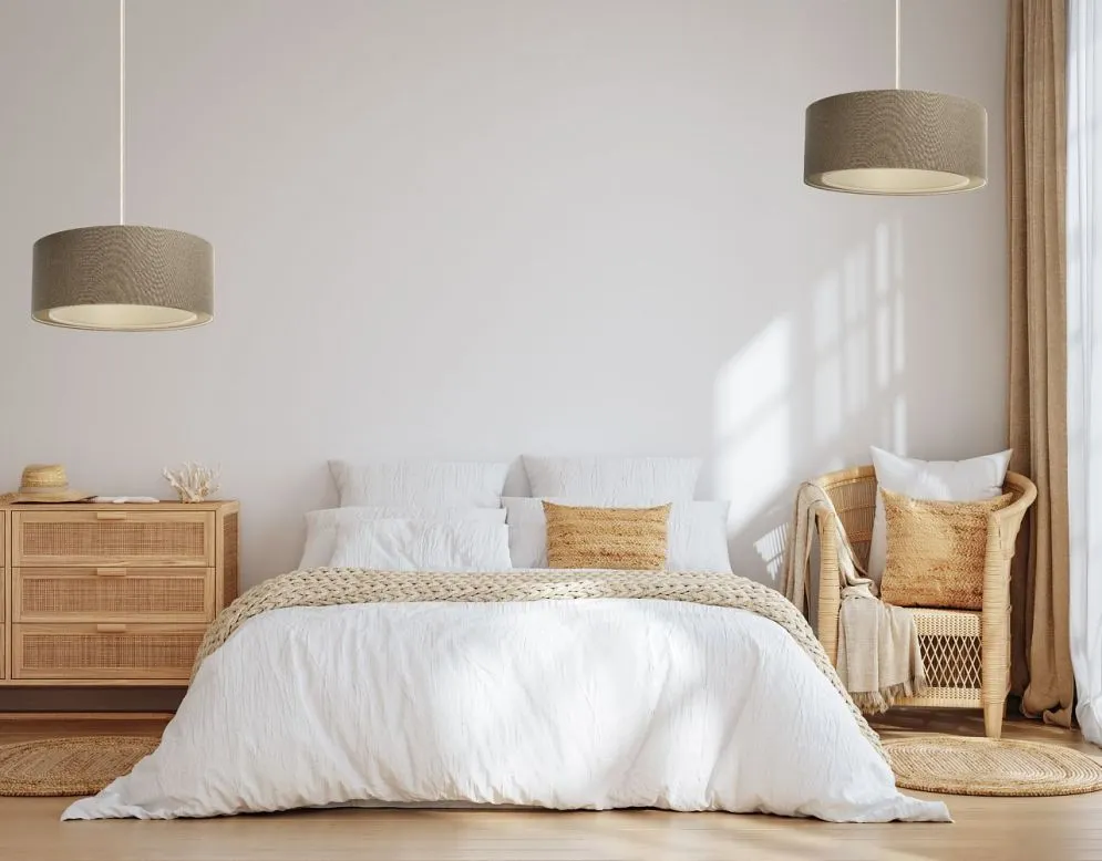 Lampa wisząca ERUTAN DOUBLE 40 brązowa w kształcie walca I sklep meblowy MIRAT.