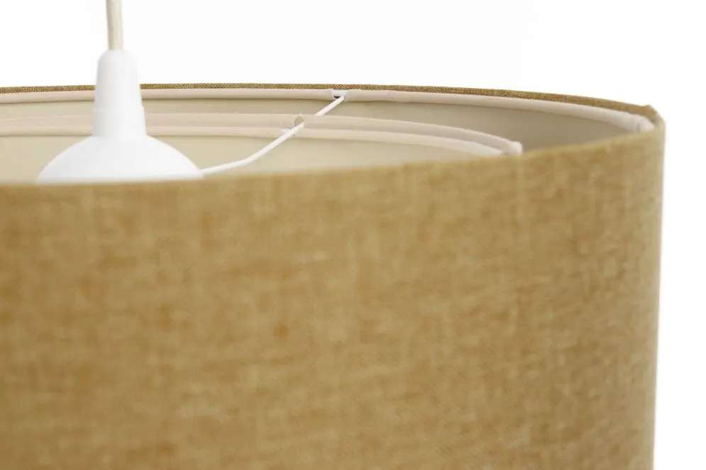 Lampa wisząca ERUTAN DOUBLE 40 żółta w stylu skandynawskim I sklep meblowy MIRAT.