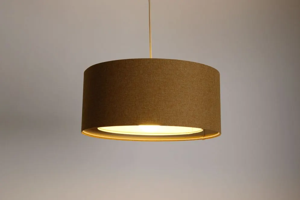 Lampa wisząca ERUTAN DOUBLE 50 żółta polskiej produkcji I sklep meblowy MIRAT.