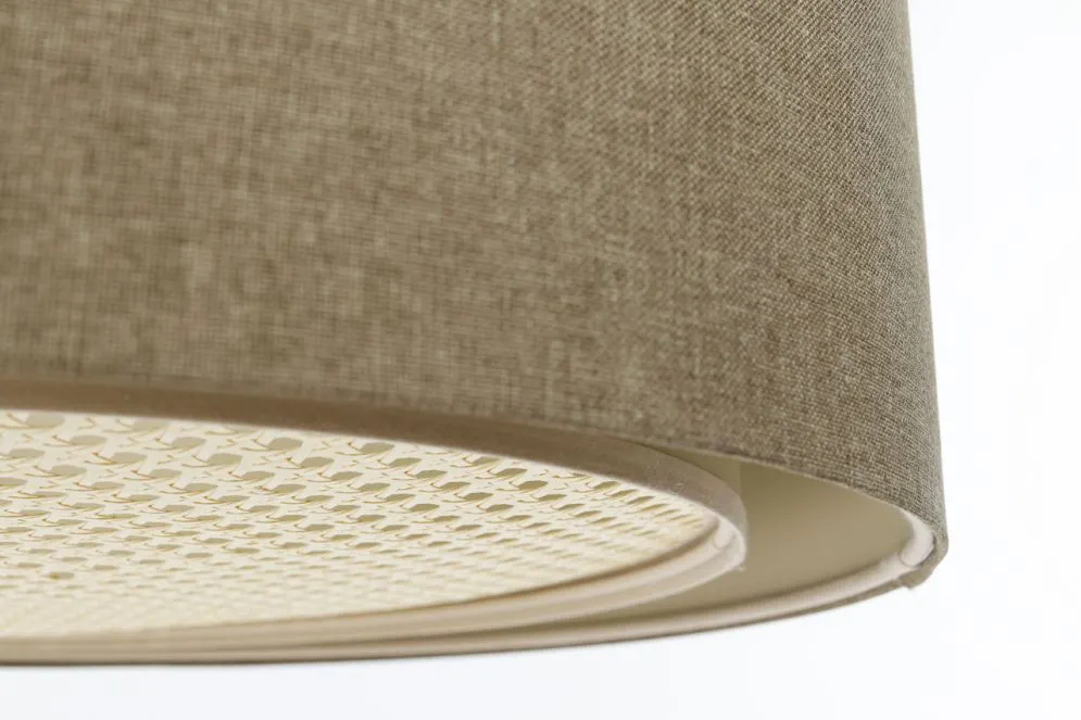 Lampa wisząca ERUTAN RATTAN 60 brązowa nad stół do jadalni I sklep meblowy MIRAT.