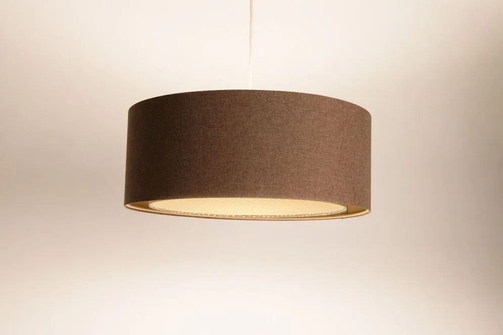 Lampa wisząca ERUTAN RATTAN 60 brązowa nad stół do jadalni I sklep meblowy MIRAT.