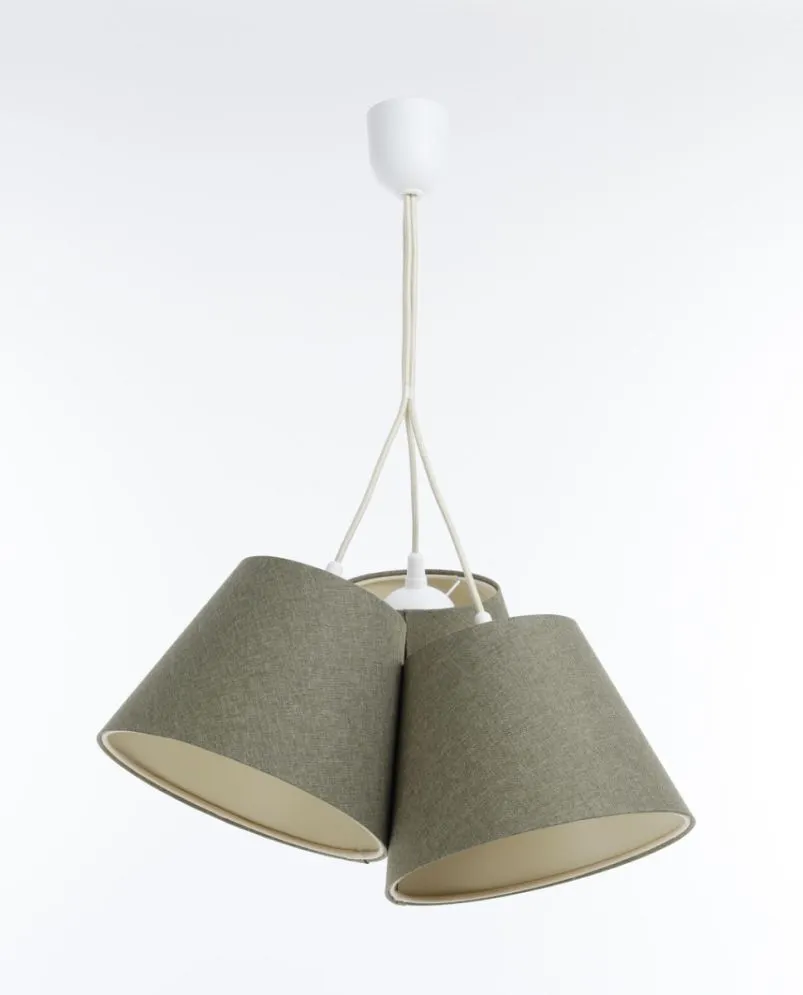 Lampa wisząca ENTURO TRIO zielona potrójna I sklep meblowy MIRAT.