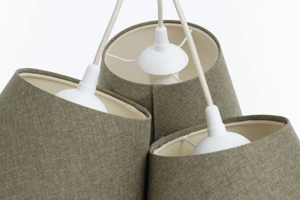 Lampa wisząca ENTURO TRIO zielona potrójna I sklep meblowy MIRAT.