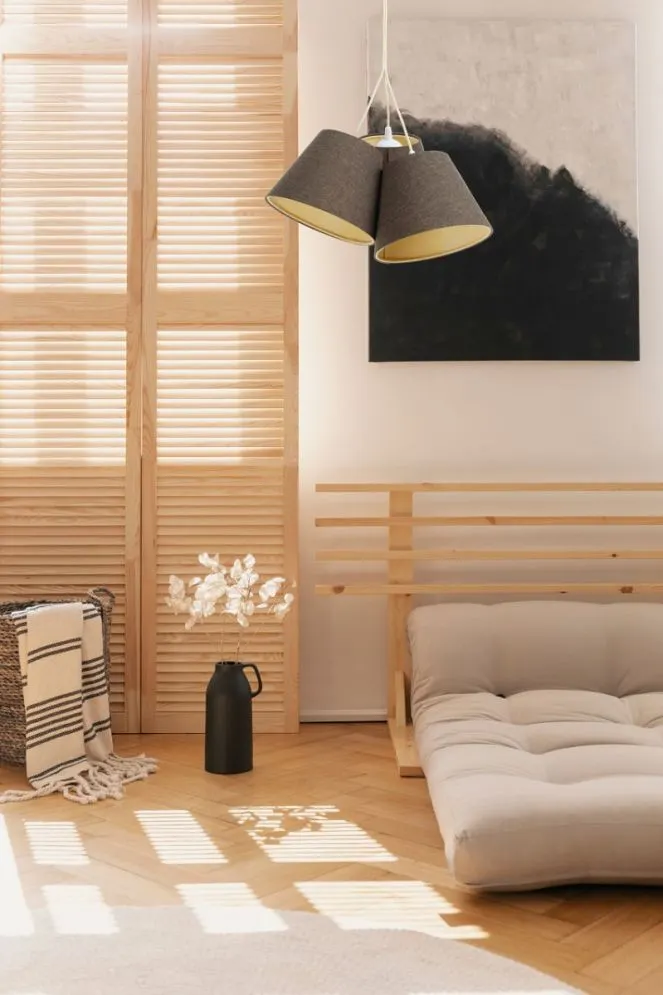 Lampa wisząca ENTURO TRIO szara ręcznie robiona I sklep meblowy MIRAT.