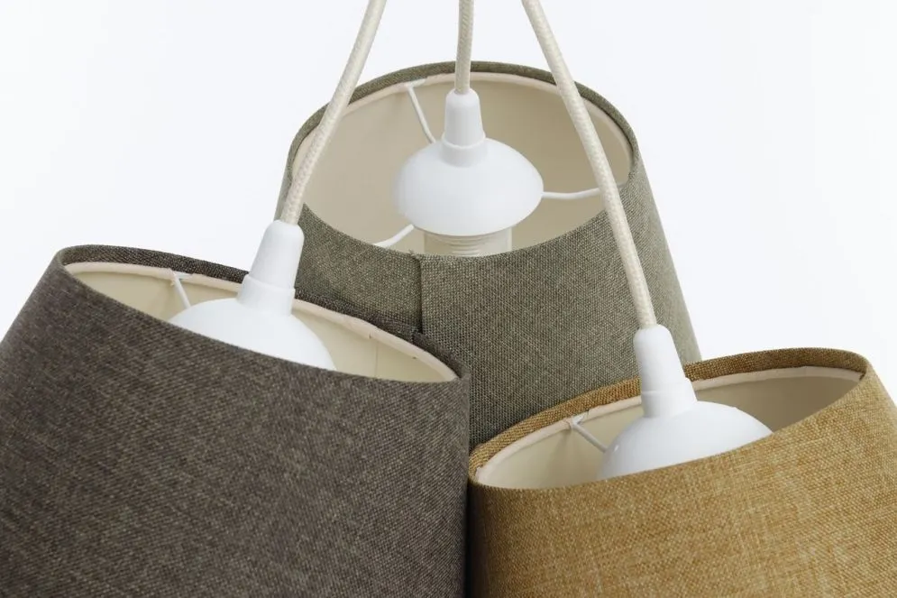 Lampa wisząca ENTURO TRIO żółta/zielona/szara nad stół do jadalni I sklep meblowy MIRAT.