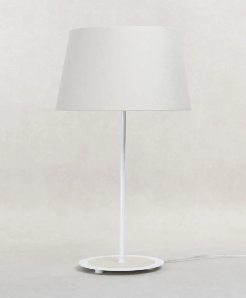 Lampa stołowa ENTURO III kremowa w stylu boho I sklep meblowy MIRAT.