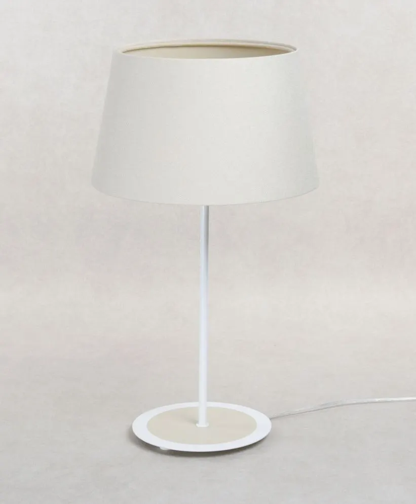 Lampa stołowa ENTURO III kremowa w stylu boho I sklep meblowy MIRAT.