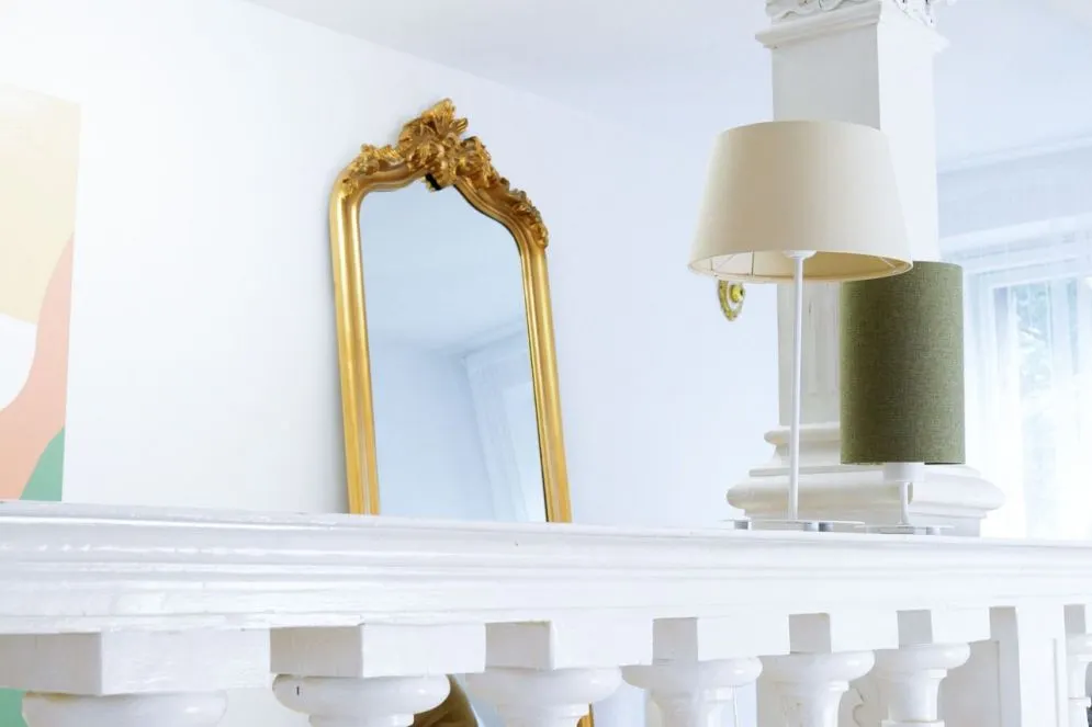 Lampa stołowa ENTURO III kremowa w stylu boho I sklep meblowy MIRAT.