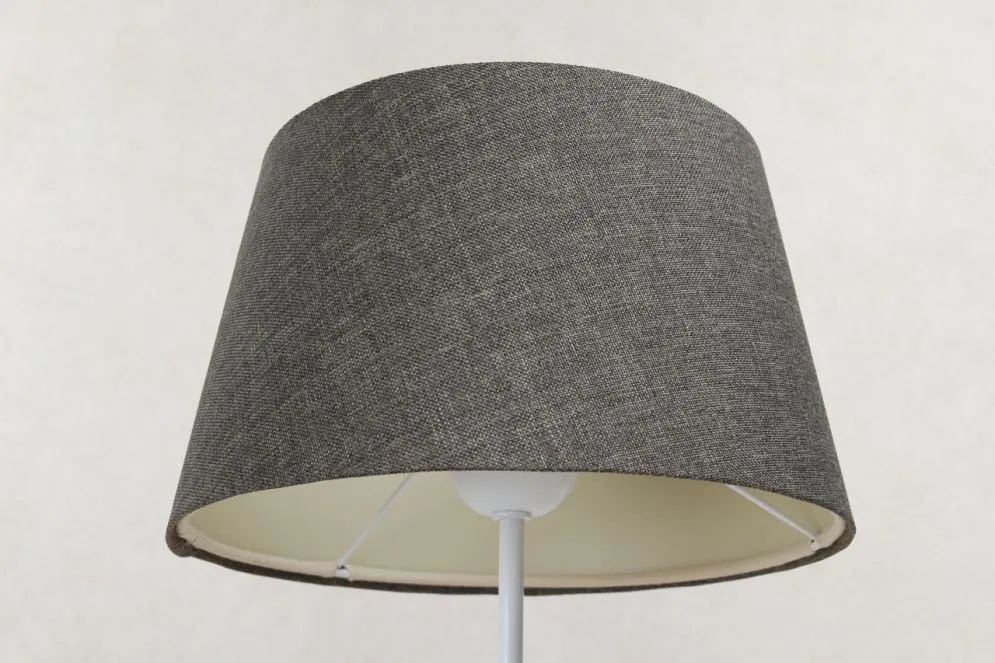 Lampa stołowa ENTURO III szara do salonu I sklep meblowy MIRAT.