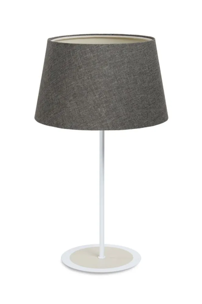 Lampa stołowa ENTURO III szara do salonu I sklep meblowy MIRAT.