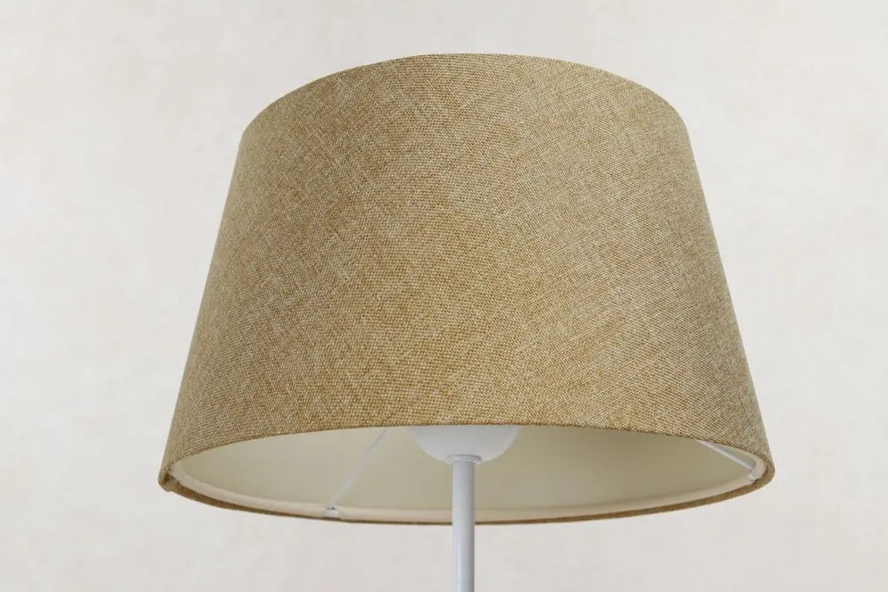 Lampa stołowa ENTURO III żółta na metalowej podstawie I sklep meblowy MIRAT.