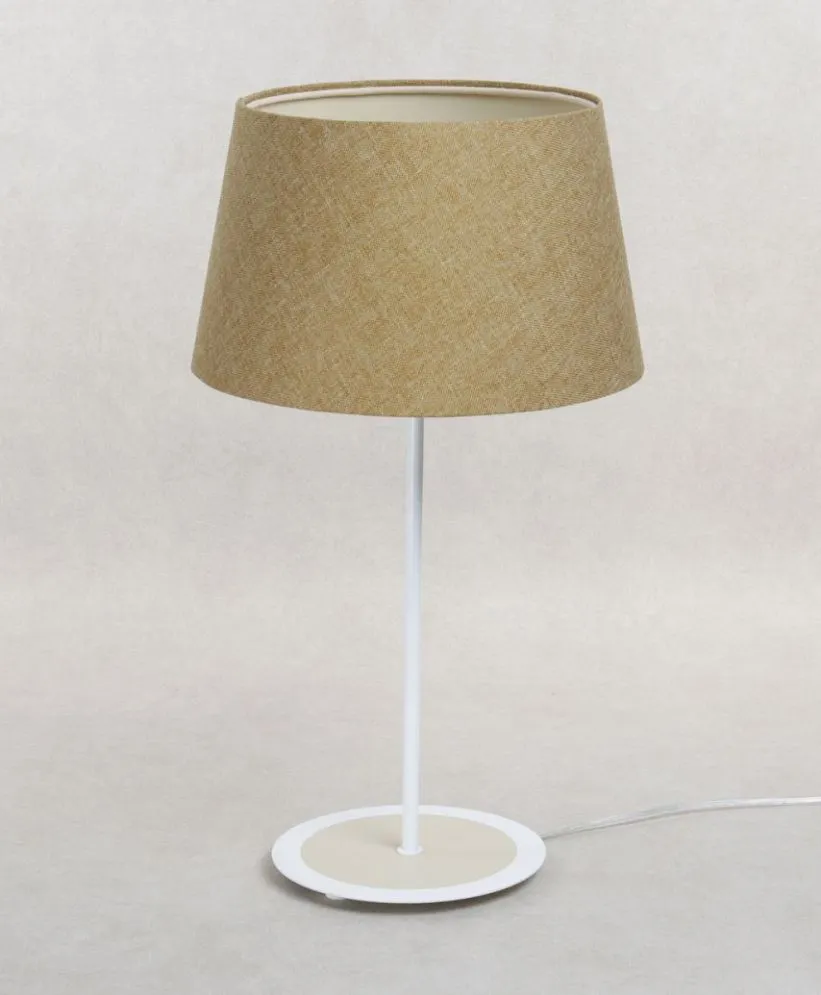 Lampa stołowa ENTURO III żółta na metalowej podstawie I sklep meblowy MIRAT.