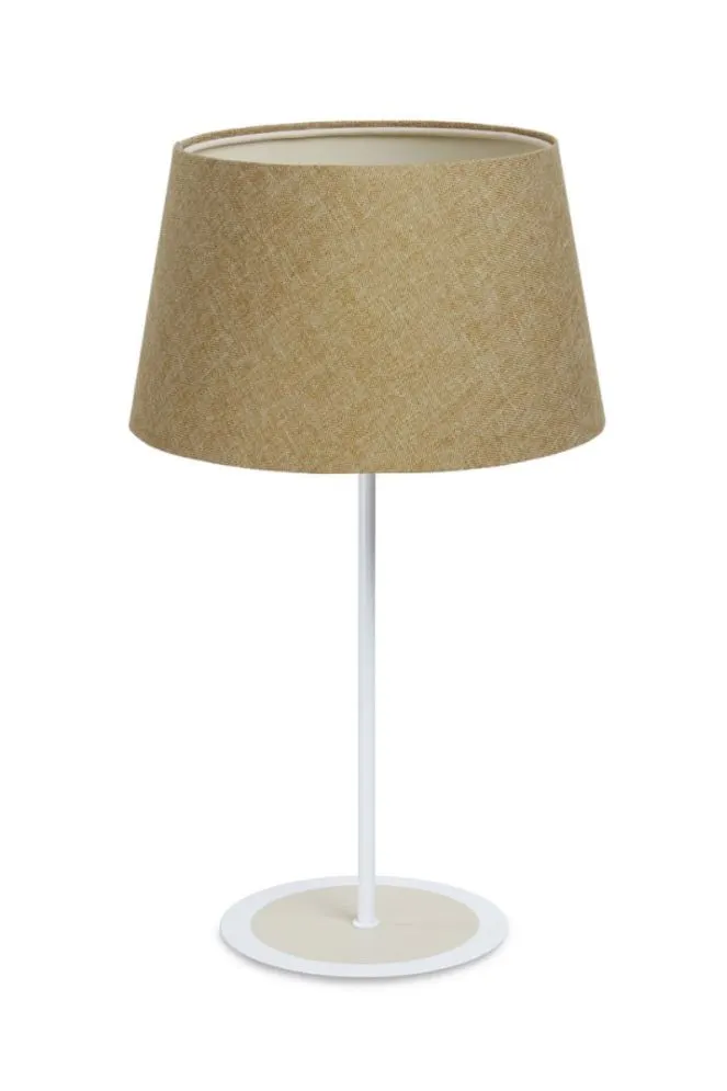 Lampa stołowa ENTURO III żółta na metalowej podstawie I sklep meblowy MIRAT.