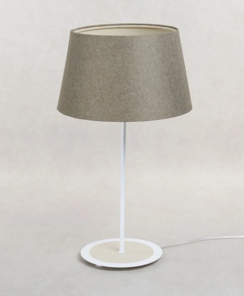 Lampa stołowa ENTURO III brązowa ręcznie robionaI sklep meblowy MIRAT.