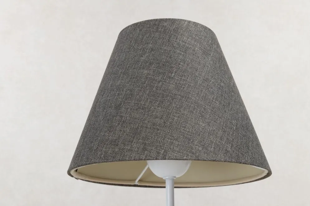 Lampa stołowa ENTURO IV szara z włącznikiem przesuwnym I sklep meblowy MIRAT.