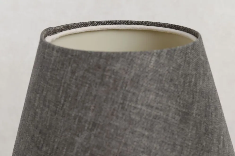 Lampa stołowa ENTURO IV szara z włącznikiem przesuwnym I sklep meblowy MIRAT.