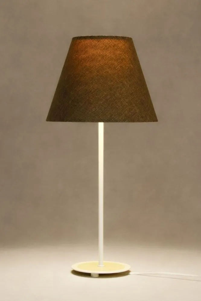 Lampa stołowa ENTURO IV szara z włącznikiem przesuwnym I sklep meblowy MIRAT.