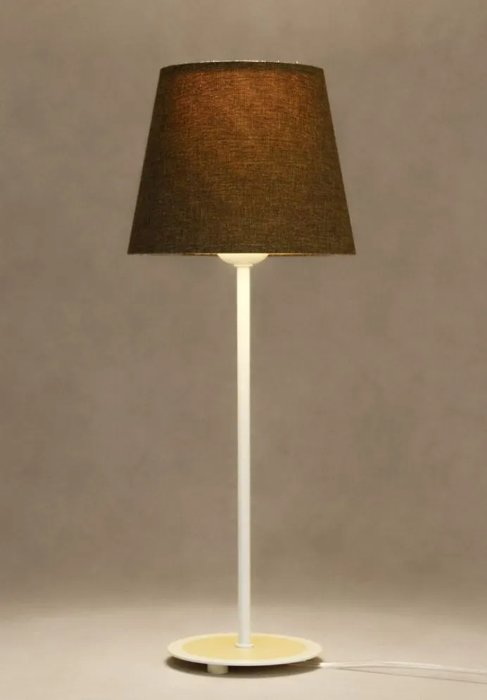 Lampa stołowa ENTURO II szara w stylu boho I sklep meblowy MIRAT.