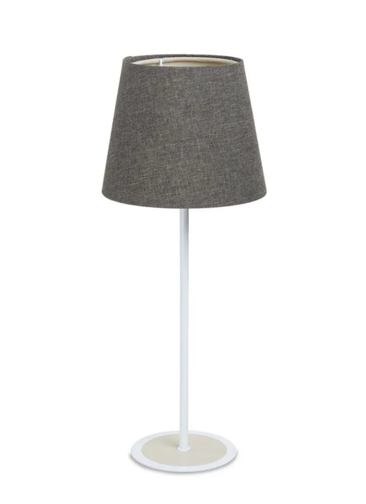 Lampa stołowa ENTURO II szara w stylu boho I sklep meblowy MIRAT.