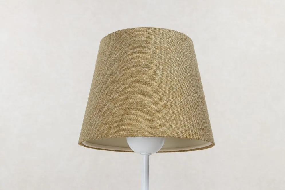 Lampa stołowa ENTURO II żółta na metalowej podstawie I sklep meblowy MIRAT.