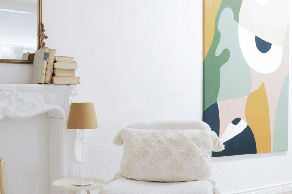 Lampa stołowa ENTURO II żółta na metalowej podstawie I sklep meblowy MIRAT.