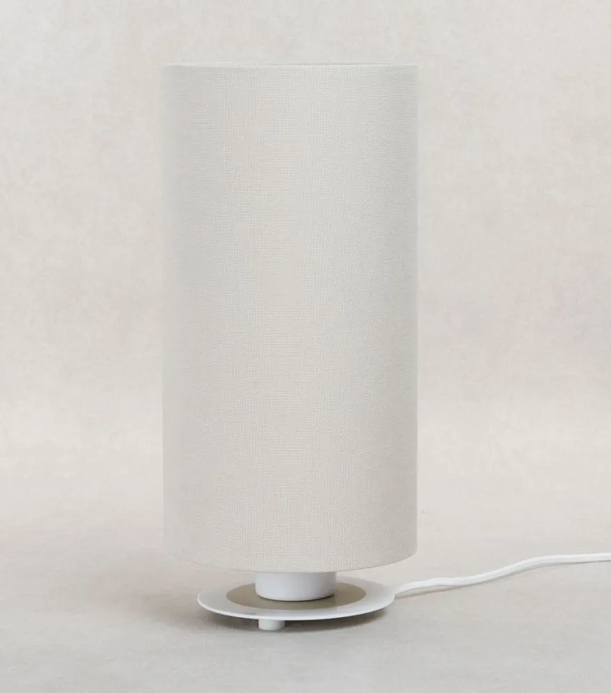 Lampa stołowa ERUTAN II kremowa w kształcie tuby I sklep meblowy MIRAT.