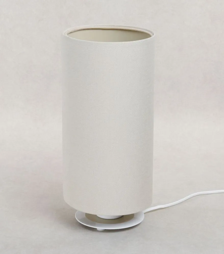 Lampa stołowa ERUTAN II kremowa w kształcie tuby I sklep meblowy MIRAT.