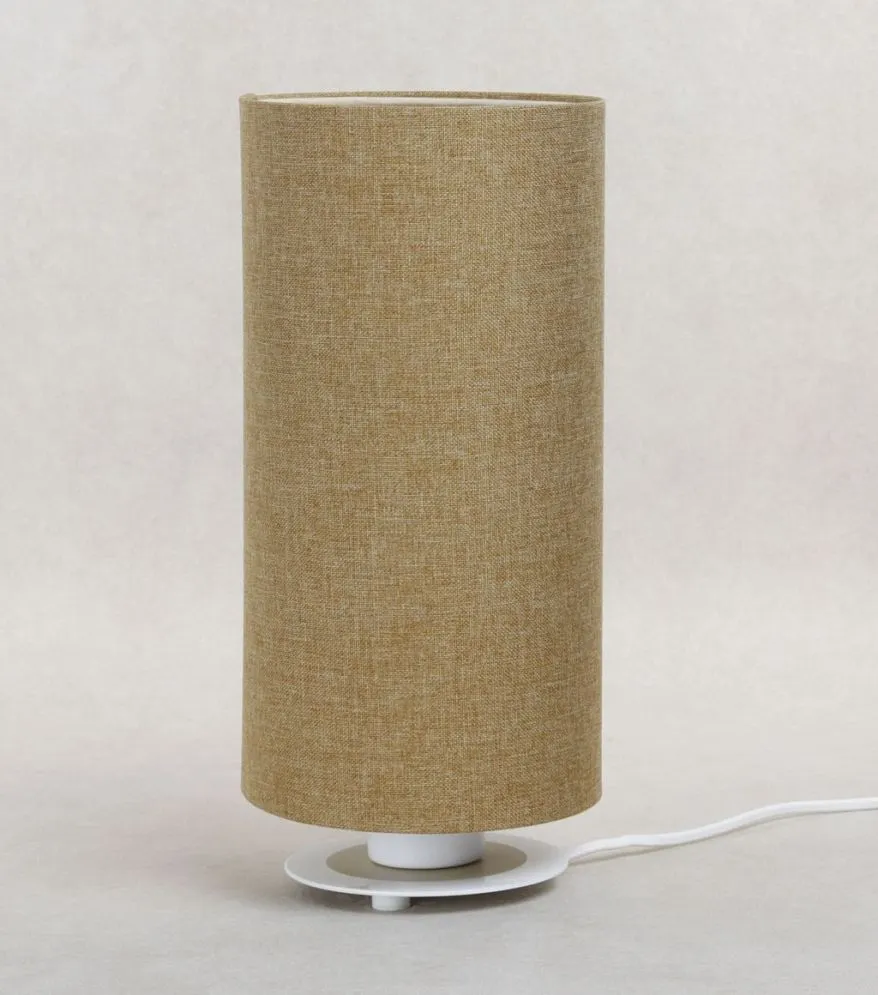 Lampa stołowa ERUTAN II żółta w kształcie walca I sklep meblowy MIRAT.