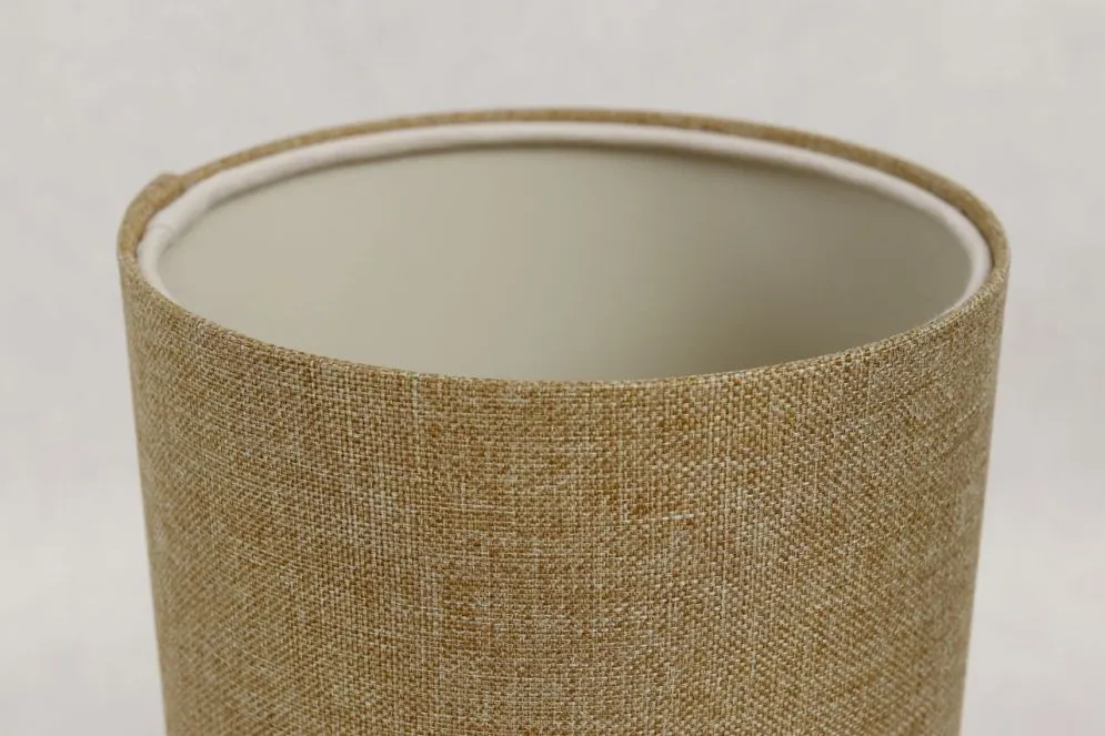 Lampa stołowa ERUTAN II żółta w kształcie walca I sklep meblowy MIRAT.