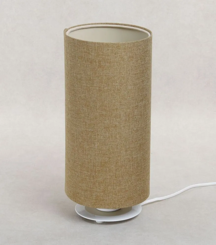 Lampa stołowa ERUTAN II żółta w kształcie walca I sklep meblowy MIRAT.