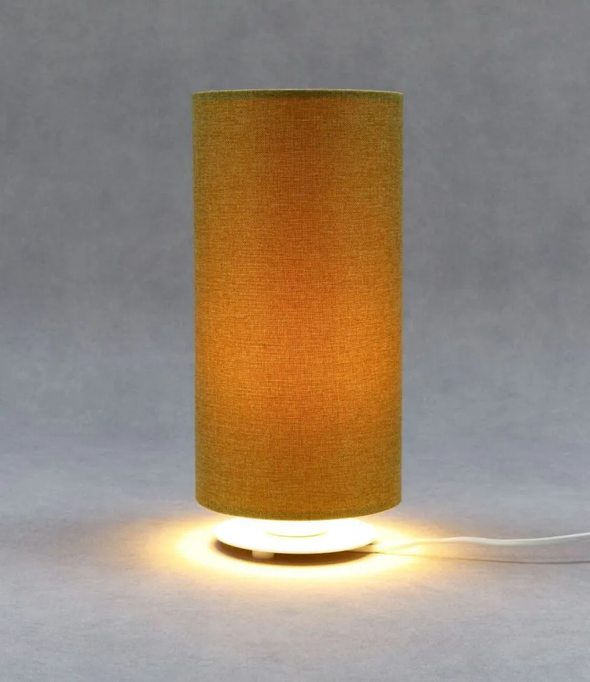 Lampa stołowa ERUTAN II żółta w kształcie walca I sklep meblowy MIRAT.
