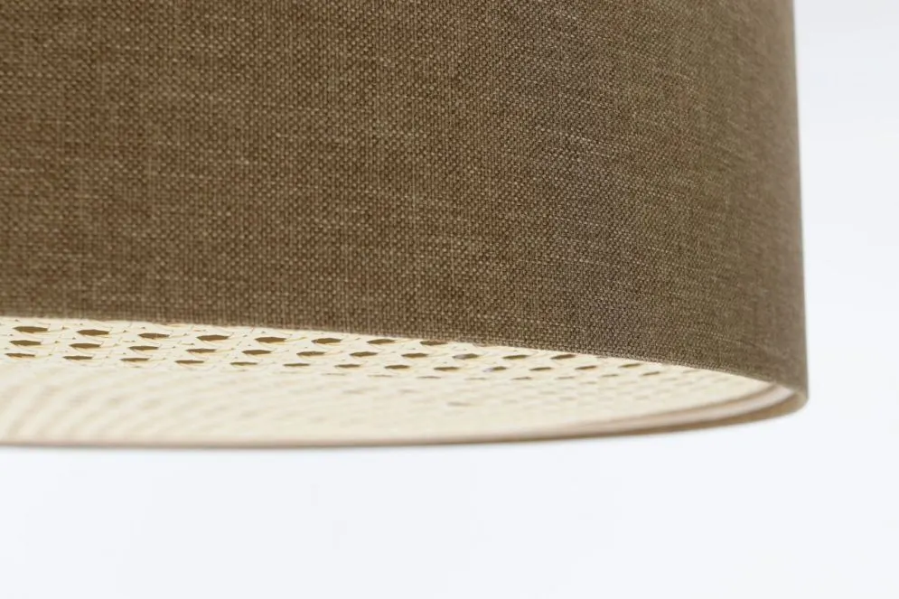 Plafon sufitowy ERUTAN RATTAN 50 brązowy minimalistyczny I sklep meblowy MIRAT.