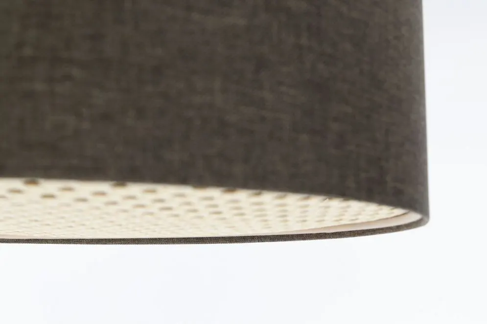 Plafon sufitowy ERUTAN RATTAN 50 szary do salonu I sklep meblowy MIRAT.