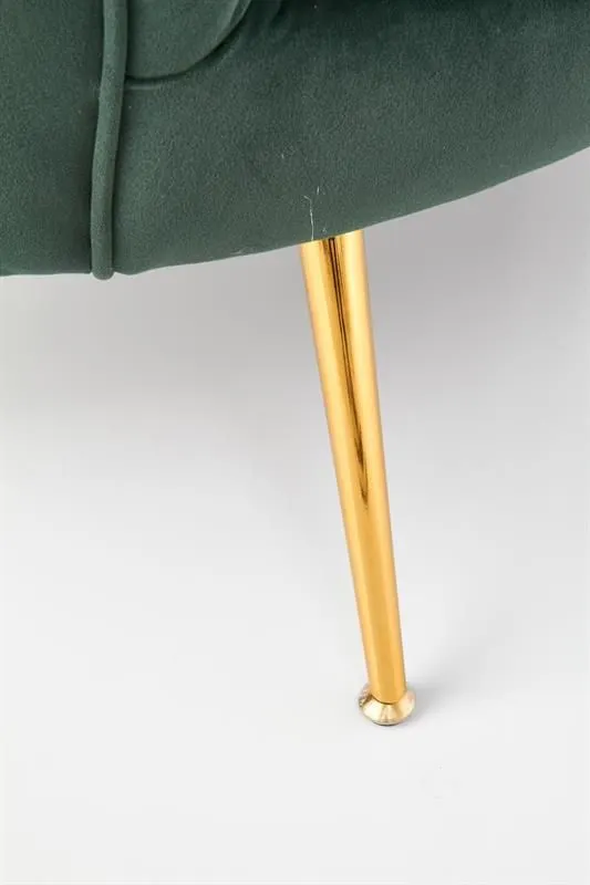 Sofa AMORINITO XL ciemno zielona w stylu glamour | MIRAT. styl GLAMOUR, PASTELE