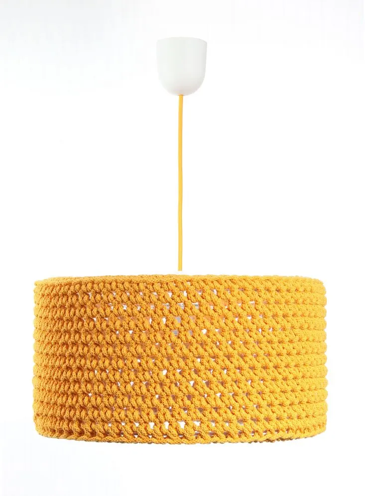 Lampa wisząca COTTON 40 żółta do pokoju dziecięcego | MIRAT. w stylu kolekcja