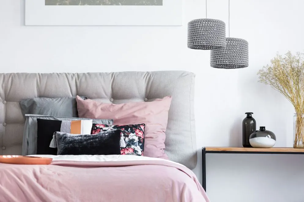 Lampa wisząca COTTON 25 szara abażur sweterek | MIRAT. w stylu  kolekcja