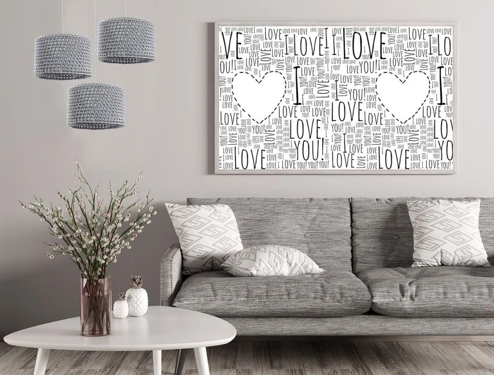 Lampa wisząca COTTON 30 szara ręcznie robiona polska | MIRAT. w stylu  kolekcja